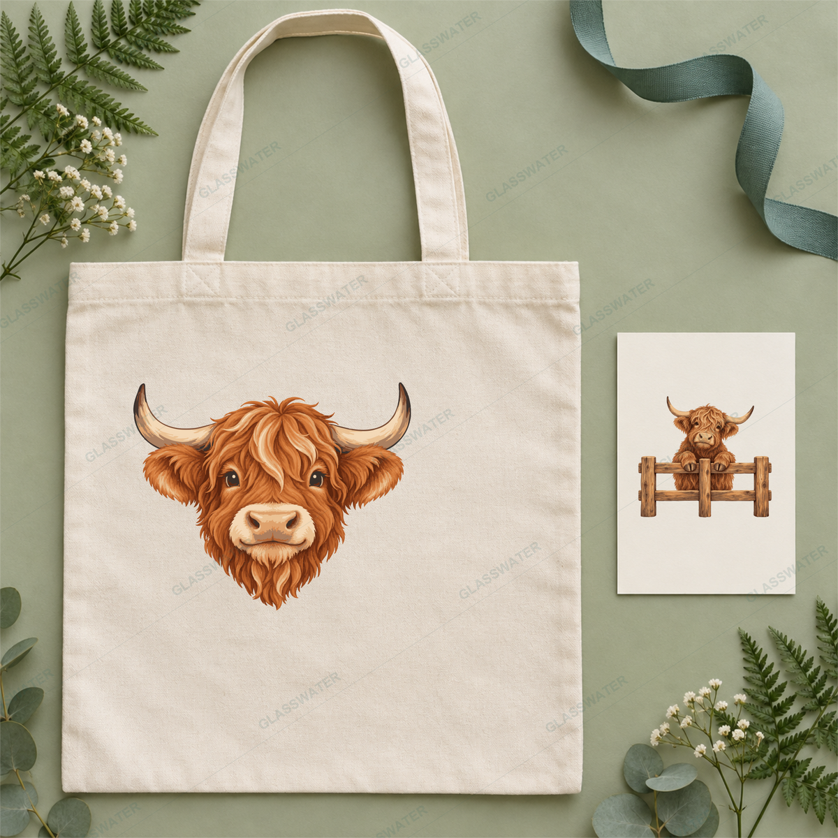 Highland Cow Clipart Bundle — 40 Country SVG & PNG Illustrations