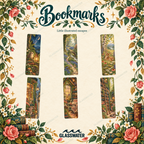 Printable Bookmarks Bundle — 48 Woodland, Botanical & Celestial Designs
