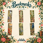 Printable Bookmarks Bundle — 48 Woodland, Botanical & Celestial Designs