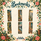 Printable Bookmarks Bundle — 48 Woodland, Botanical & Celestial Designs