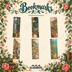 Printable Bookmarks Bundle — 48 Woodland, Botanical & Celestial Designs