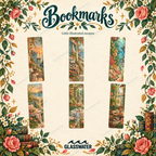 Printable Bookmarks Bundle — 48 Woodland, Botanical & Celestial Designs