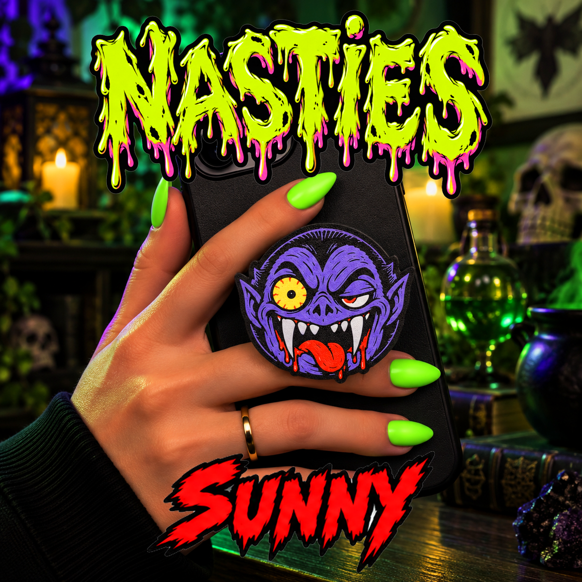 Sunny Vampire Phone Grip