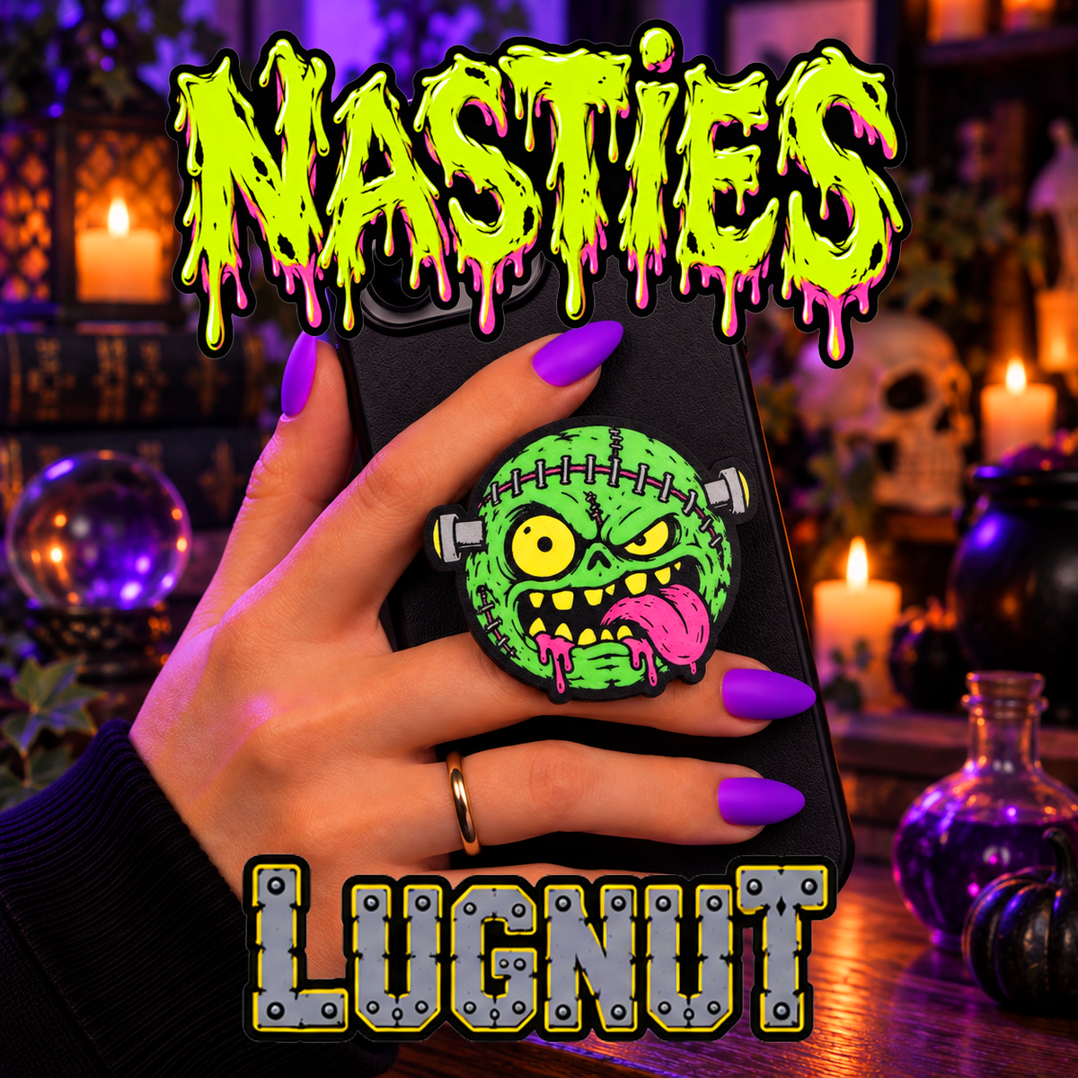 Lugnut Frankenstein Phone Grip