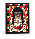 Annabelle 3D Printed Stained Glass Light Box | Horror Doll Lamp