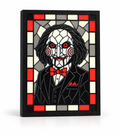 Billy the Puppet 3D Printed Stained Glass Light Box | Saw Jigsaw Horror Lamp