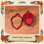 Acorn Cookie Cutter & Stamp Set feature image