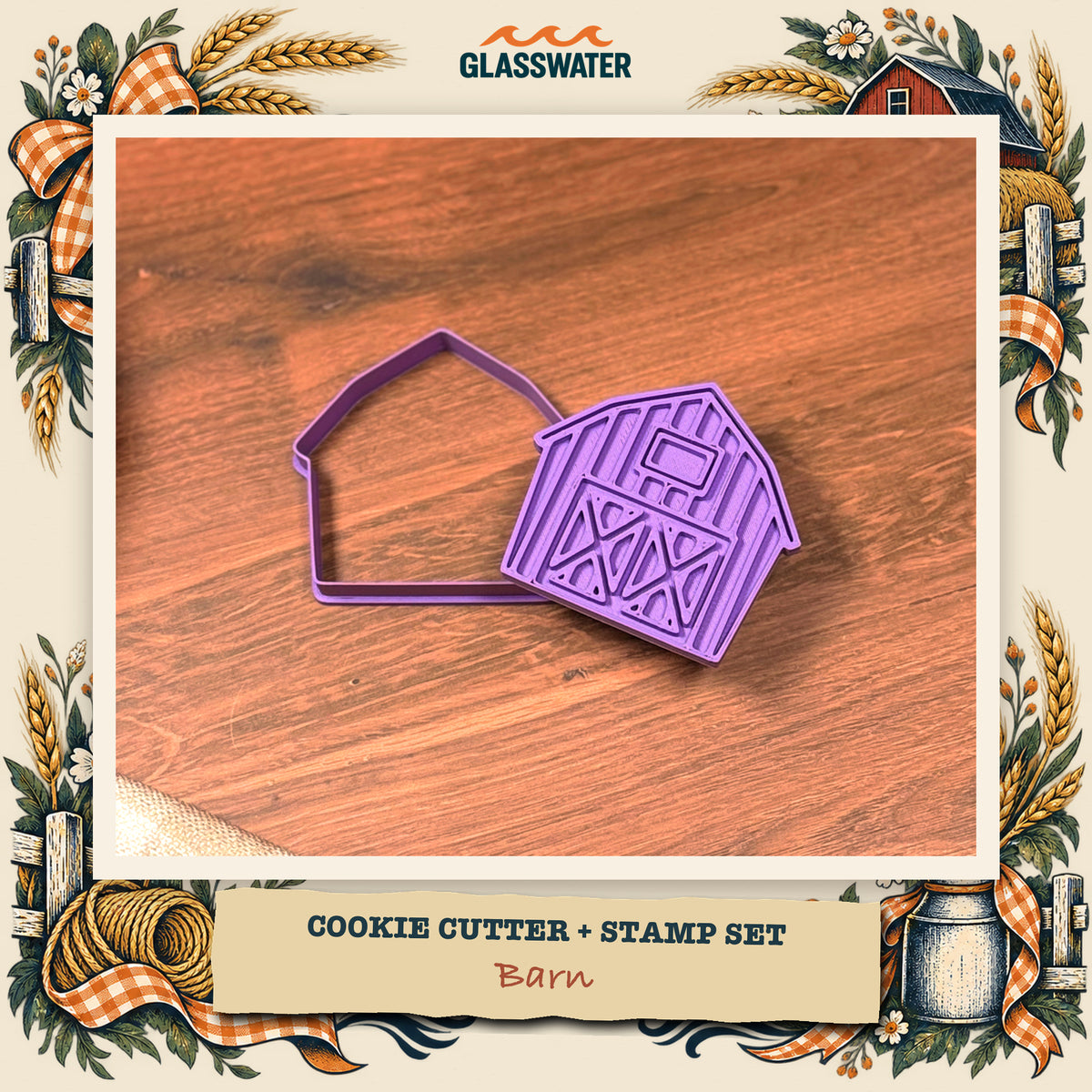Barn Cookie Cutter & Stamp Set feature image