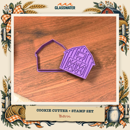 Barn Cookie Cutter & Stamp Set feature image