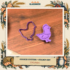 Chicken Cookie Cutter & Stamp Set feature image