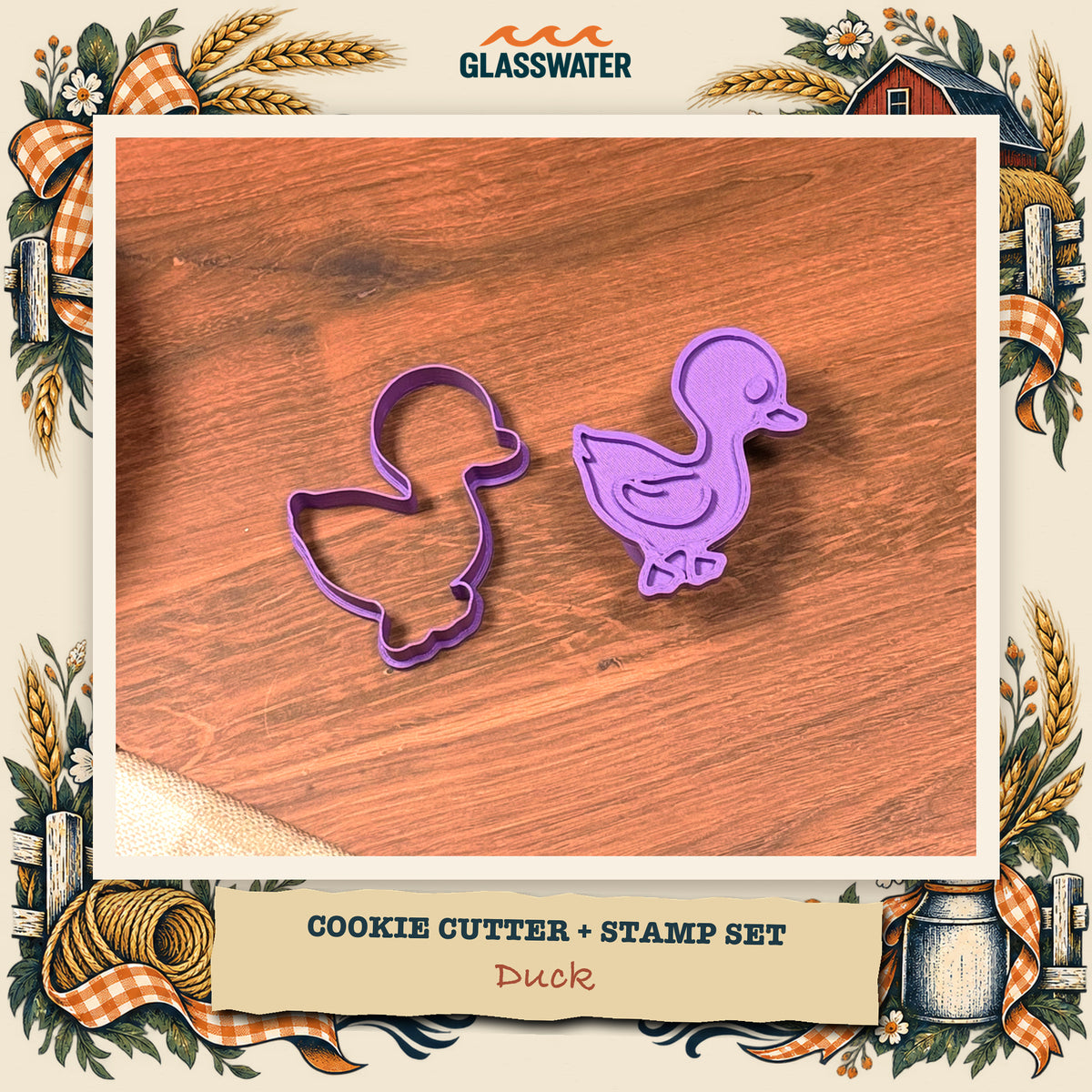 Duck Cookie Cutter & Stamp Set feature image