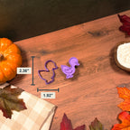 Duck Cookie Cutter & Stamp Set size image