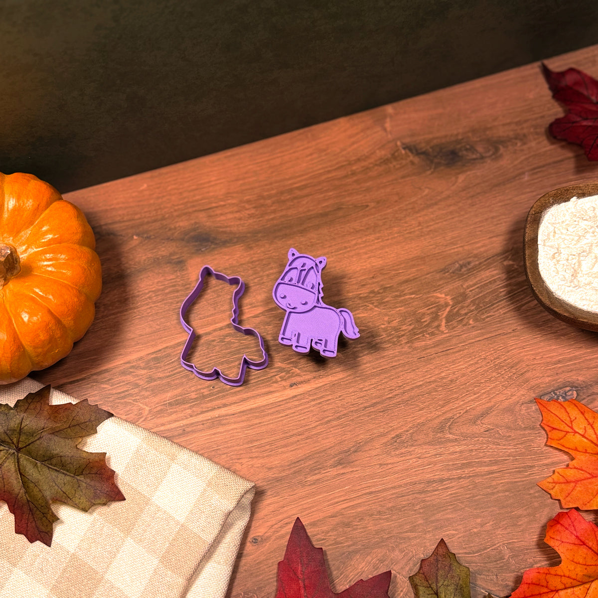 Horse Cookie Cutter & Stamp Set product image