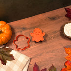 Smiling Ghost Cookie Cutter & Stamp Set product image