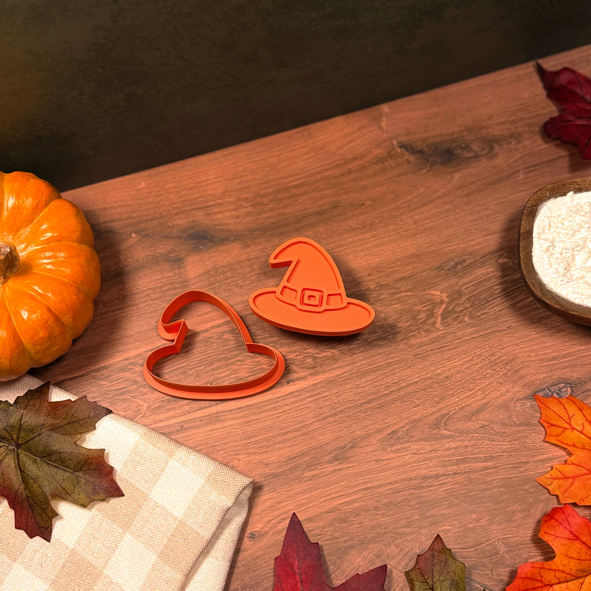 Witch Hat Cookie Cutter & Stamp Set product image