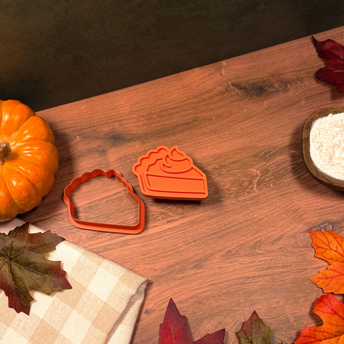 Pumpkin Pie Cookie Cutter & Stamp Set product image