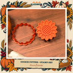 Sunflower Cookie Cutter & Stamp Set feature image