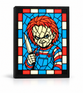 Chucky 3D Printed Stained Glass Light Box | Child's Play Horror Lamp