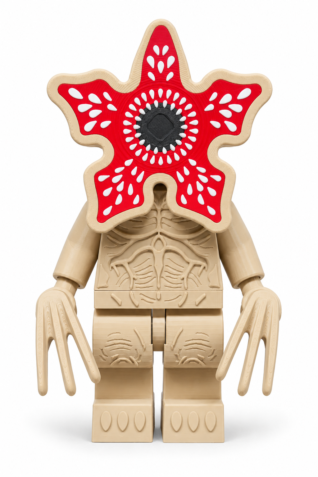 Demogorgon Block Figure | 9.5” 3D Printed Horror Display