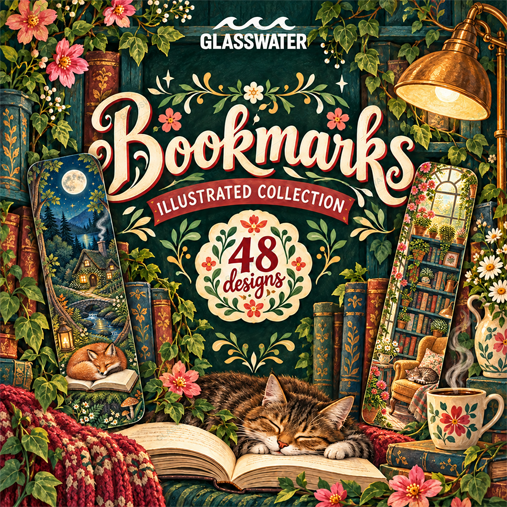 Printable Bookmarks Bundle cover