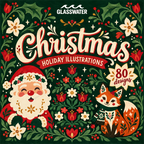 Folk Art Christmas Clipart Bundle cover