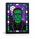 Frankenstein’s Monster 3D Printed Stained Glass Light Box | Classic Horror Lamp