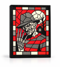 Freddy Krueger 3D Printed Stained Glass Light Box | Nightmare on Elm Street Horror Lamp