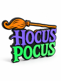 Hocus Pocus Halloween Sign | Freestanding 3D Printed Decor