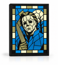 Michael Myers 3D Printed Stained Glass Light Box | Halloween Horror Lamp