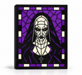 The Nun 3D Printed Stained Glass Light Box | Horror Movie Lamp