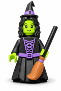 Witch Block Figure | 11” 3D Printed Halloween Decor